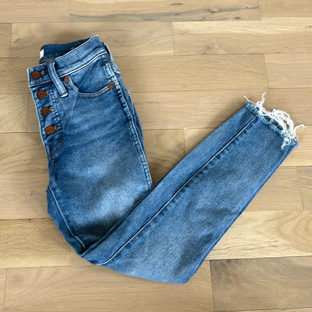 Madewell - 10 inch high rise skinny jeans